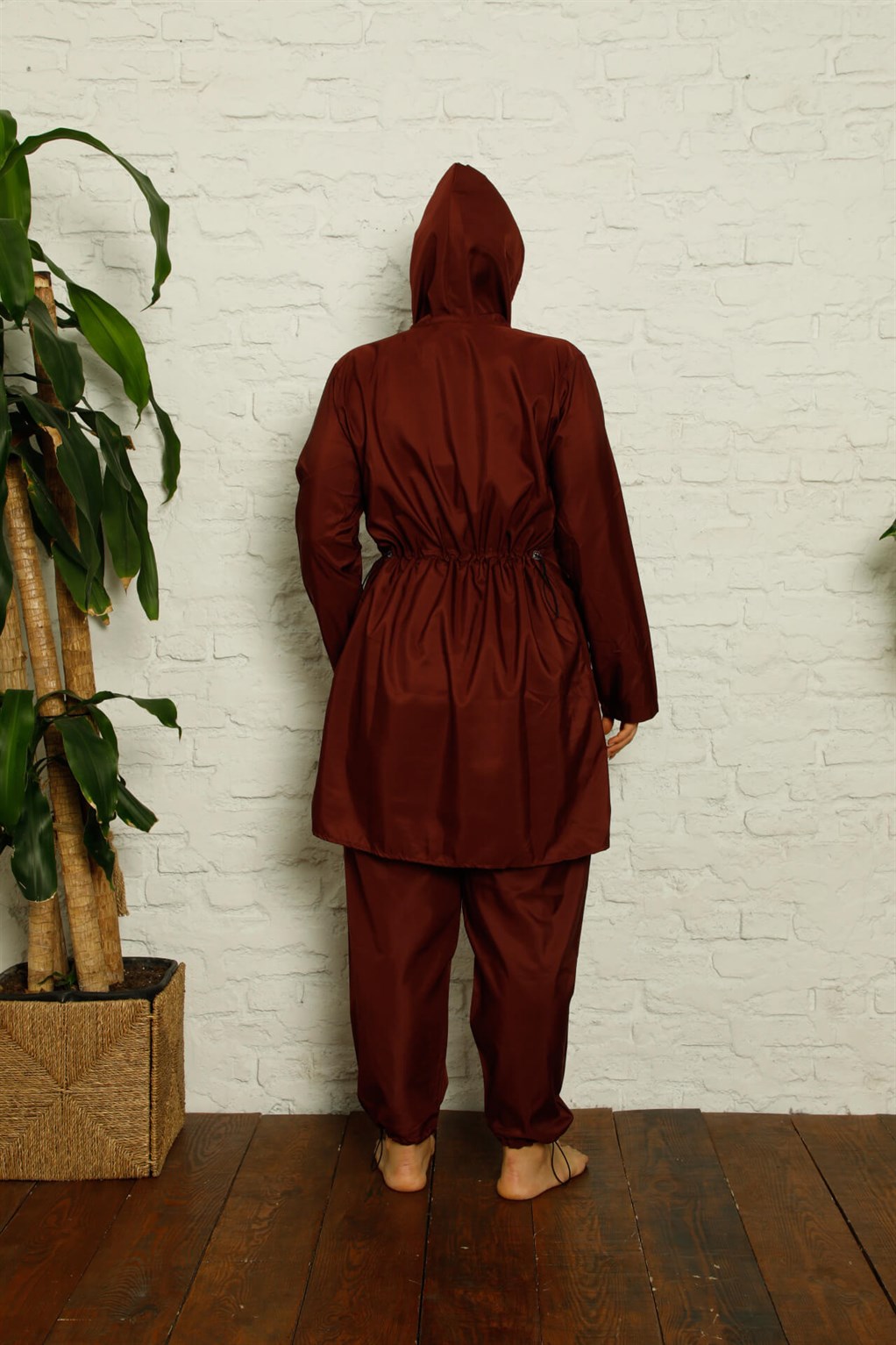 Akbeniz Tam Tesettür Büyük Beden Mayo 32021