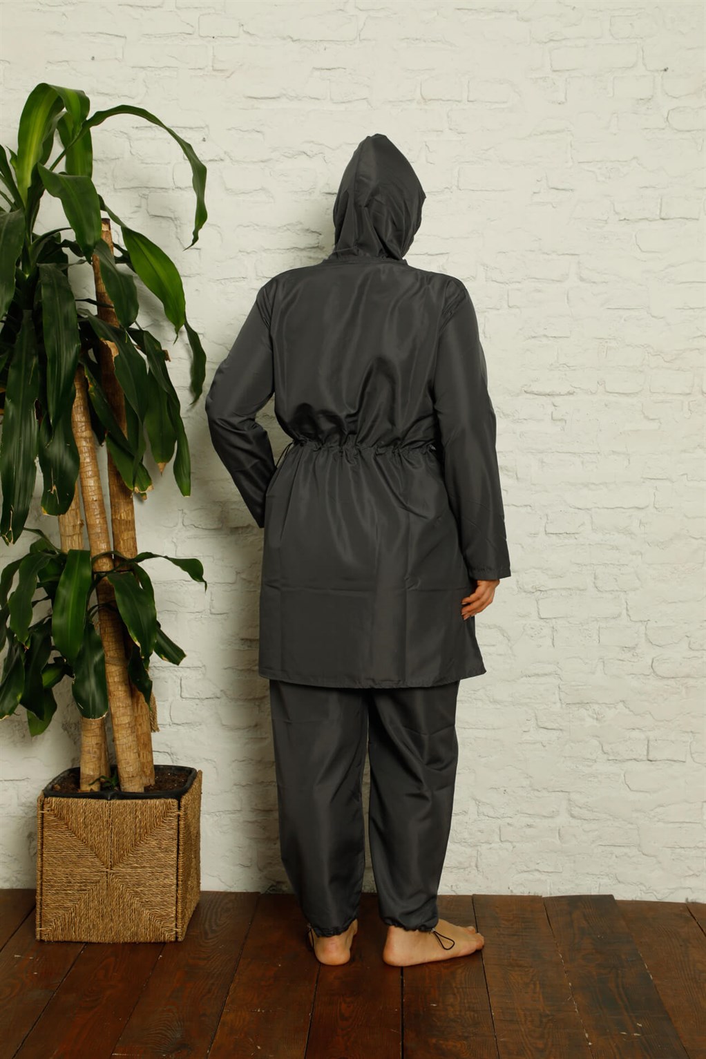 Akbeniz Tam Tesettür Büyük Beden Mayo 32006