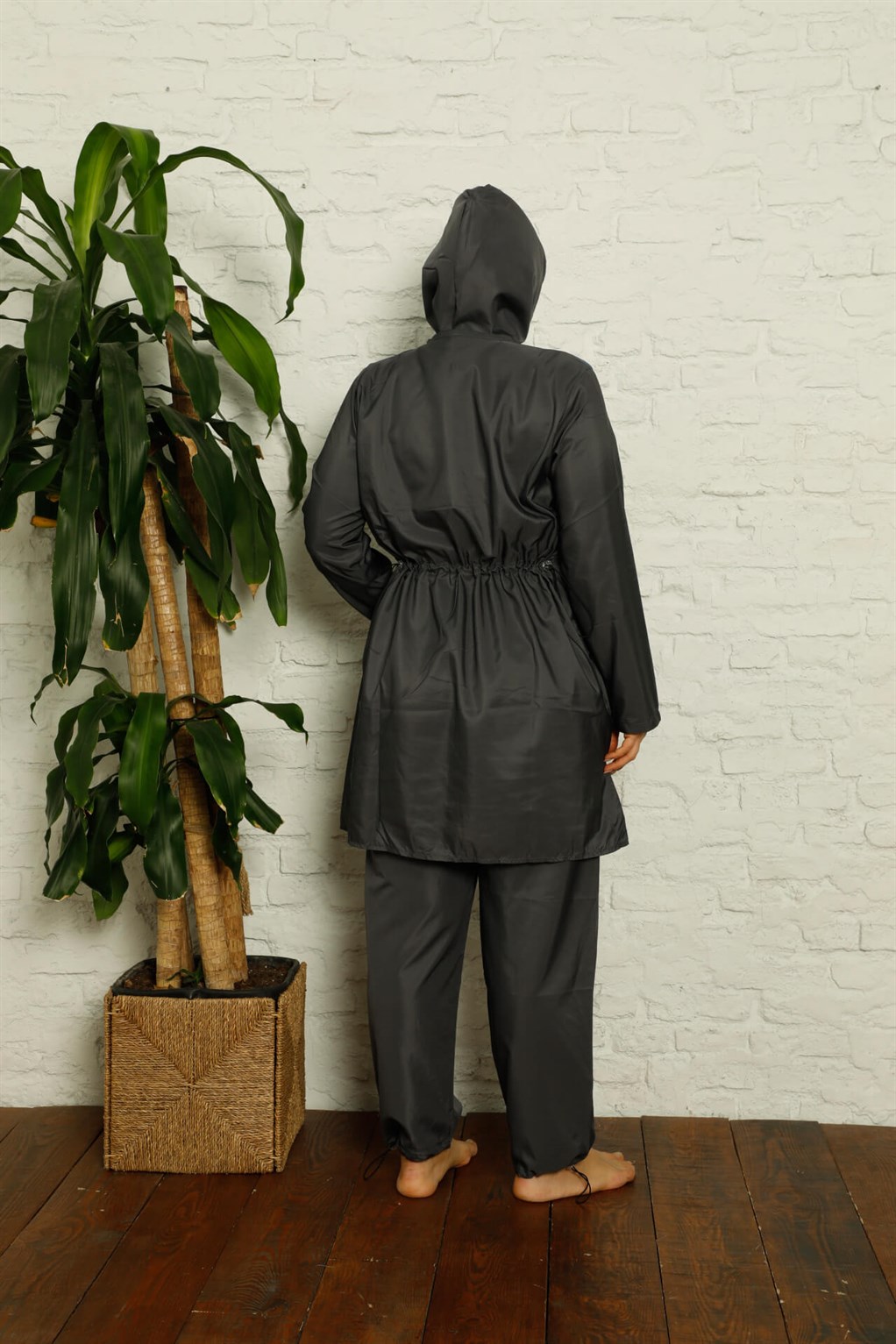 Akbeniz Tam Tesettür Büyük Beden Mayo 32018