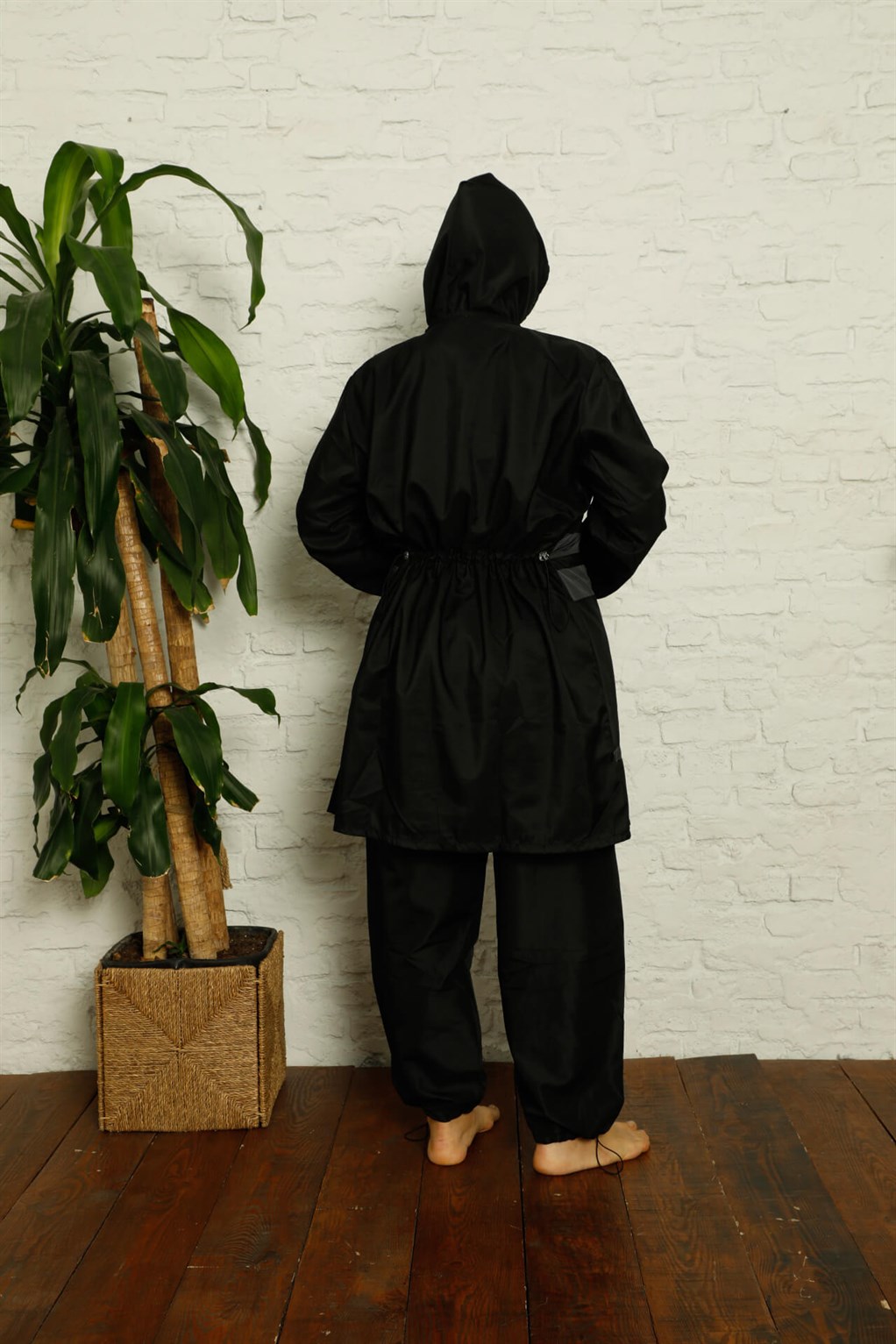 Akbeniz Tam Tesettür Büyük Beden Mayo 55003