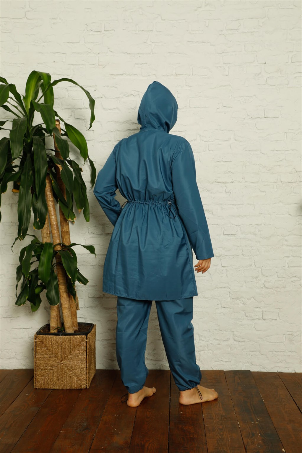 Akbeniz Tam Tesettür Büyük Beden Mayo 32022