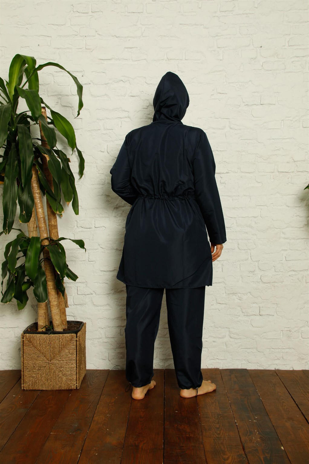 Akbeniz Tam Tesettür Büyük Beden Mayo 32015