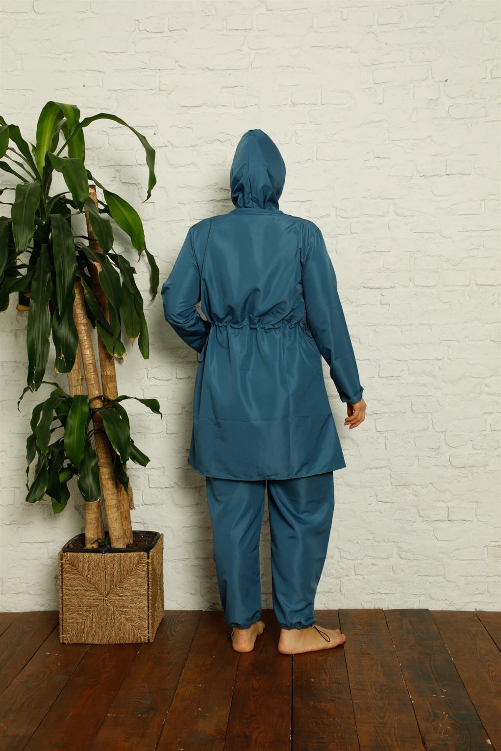 Akbeniz Tam Tesettür Büyük Beden Mayo 32008