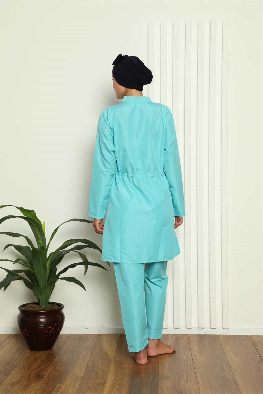 Akbeniz Tam Tesettür Çiçek Baskılı Mayo 31013