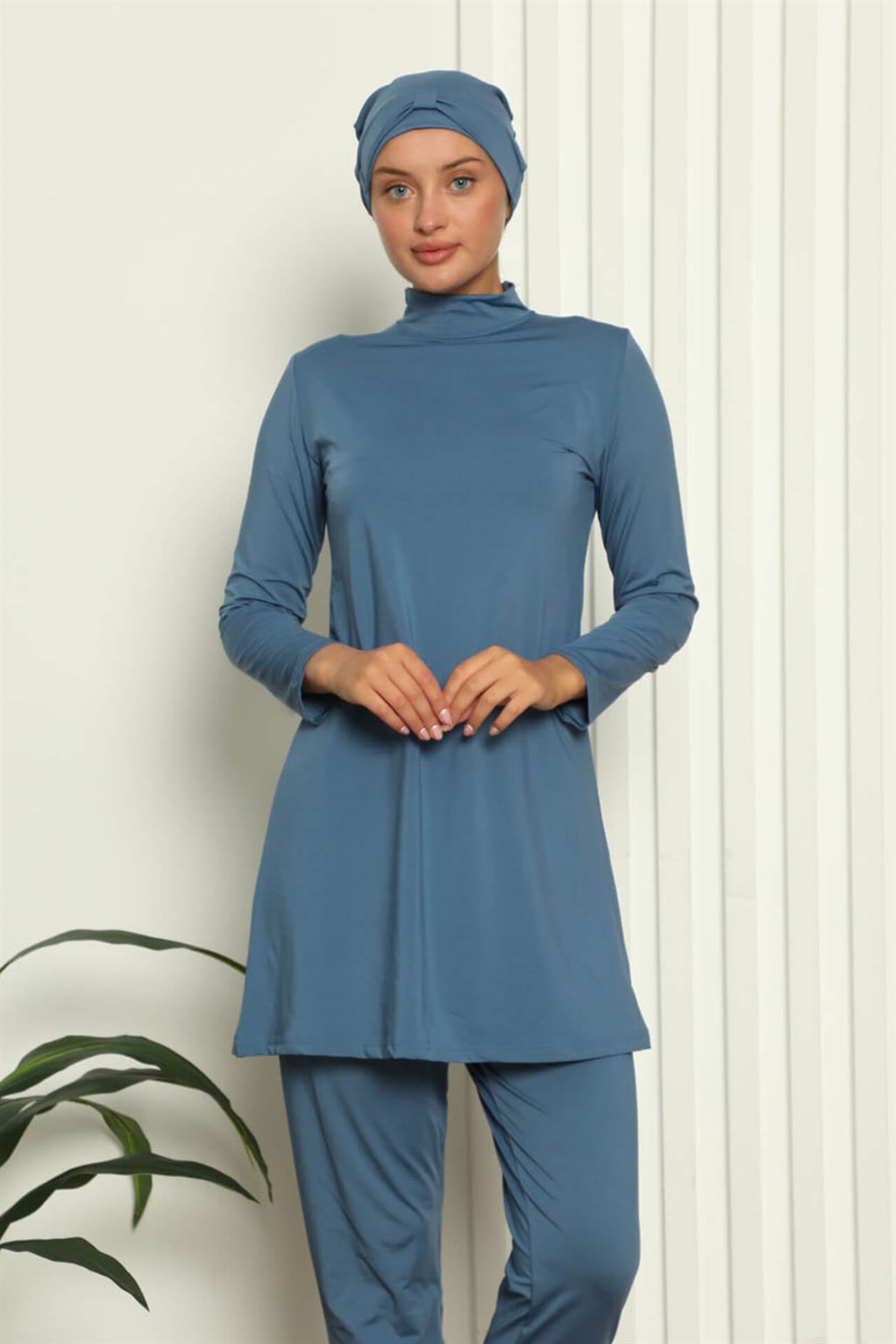 Akbeniz Tam Tesettür Likralı Mayo 31050