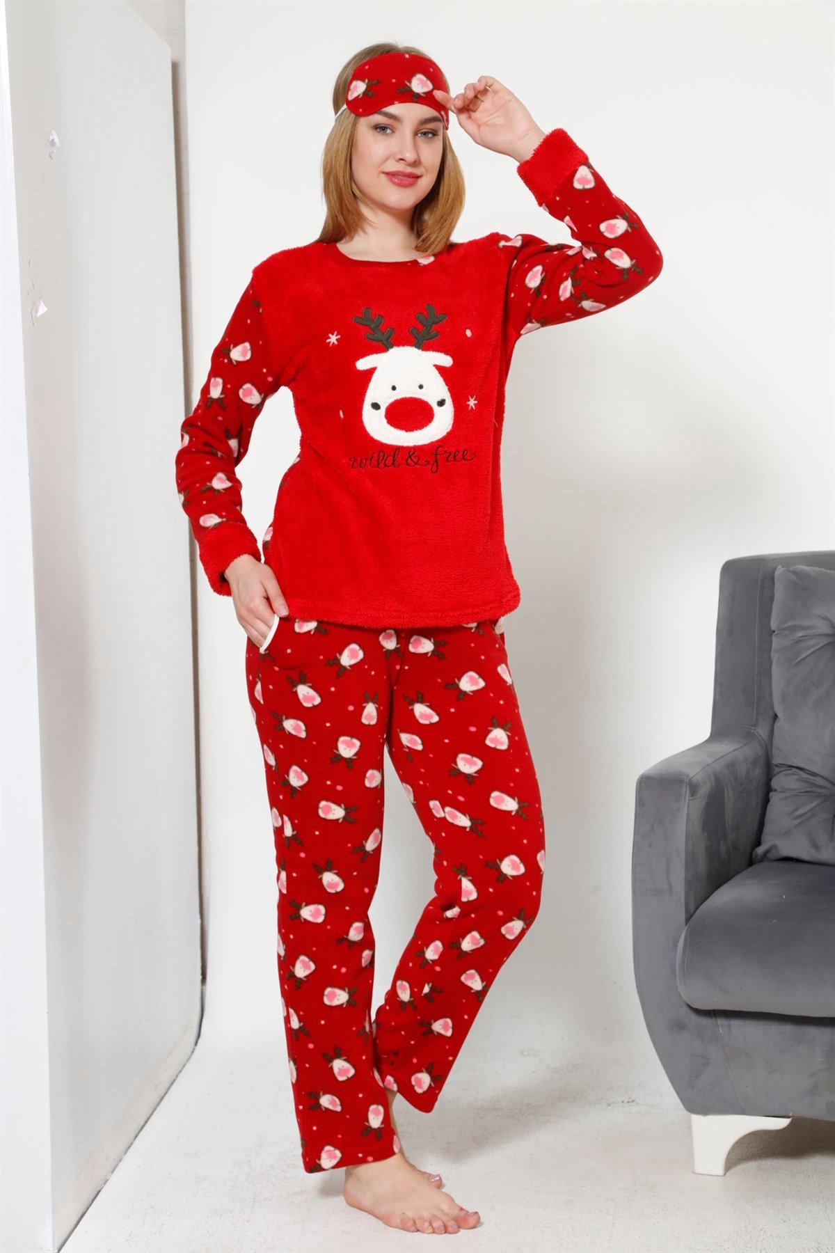 Akbeniz WellSoft Kadın Pijama Takımı 8035