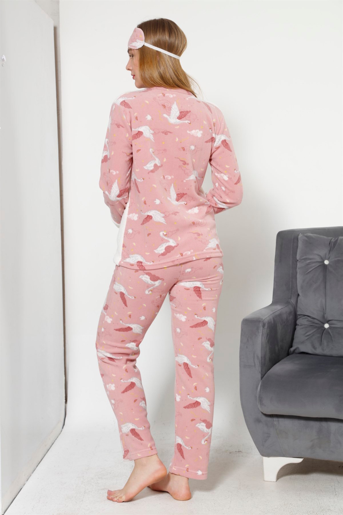 Akbeniz WellSoft Kadın Pijama Takımı 8038