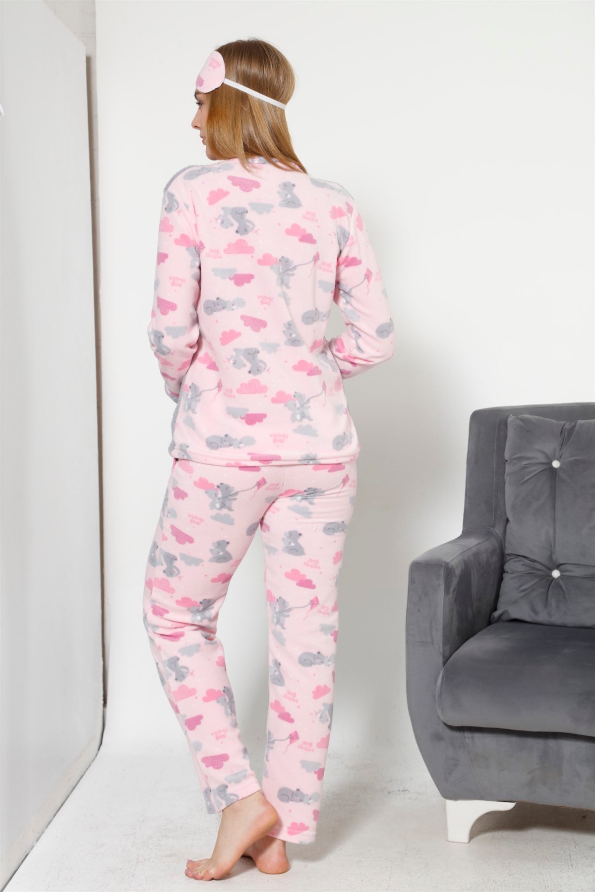 Akbeniz WellSoft Kadın Pijama Takımı 8032