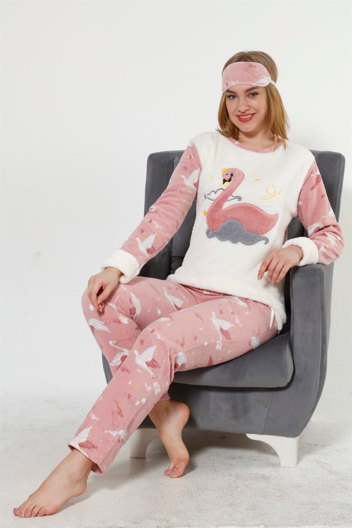 Akbeniz WellSoft Kadın Pijama Takımı 8038