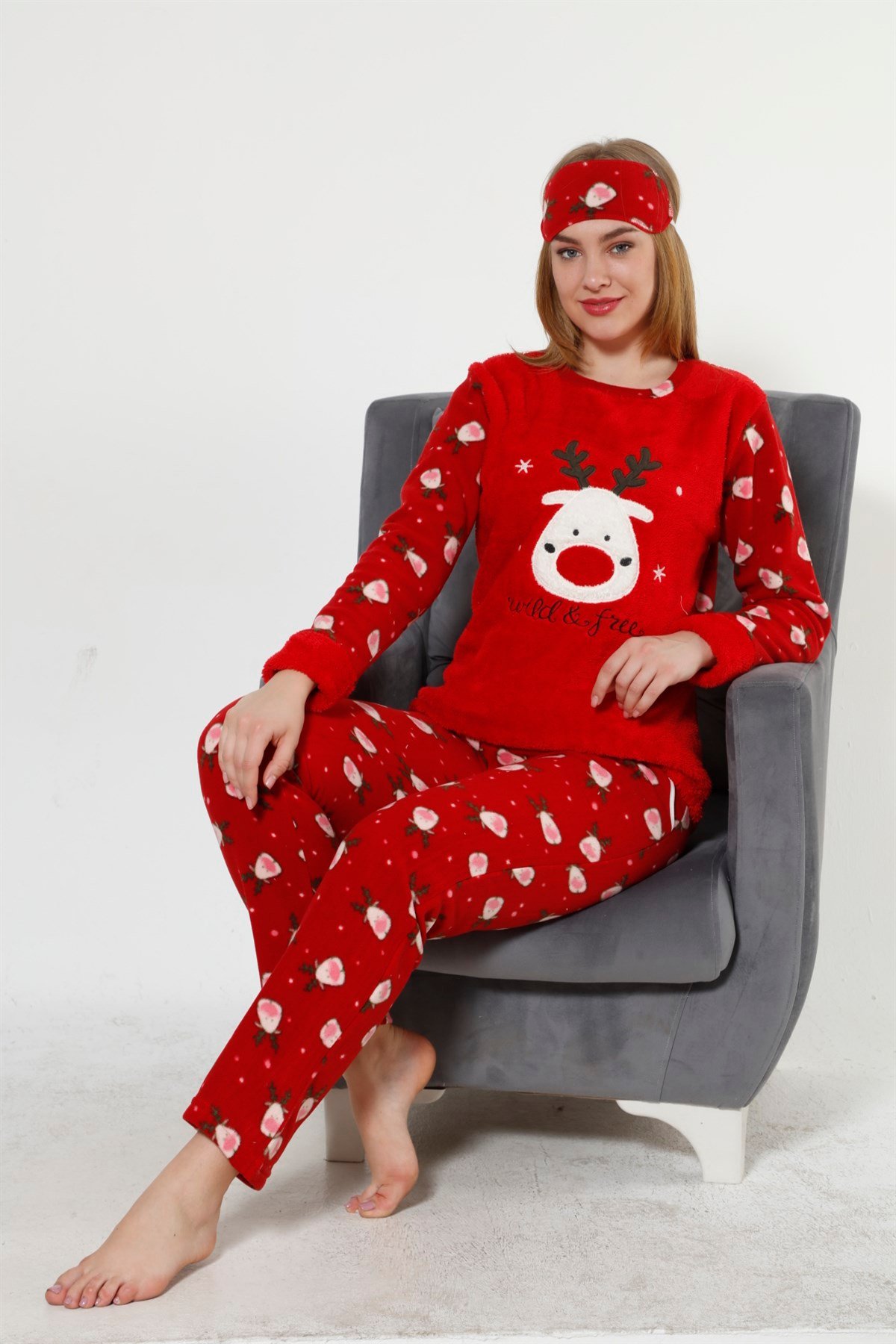 Akbeniz WellSoft Kadın Pijama Takımı 8035
