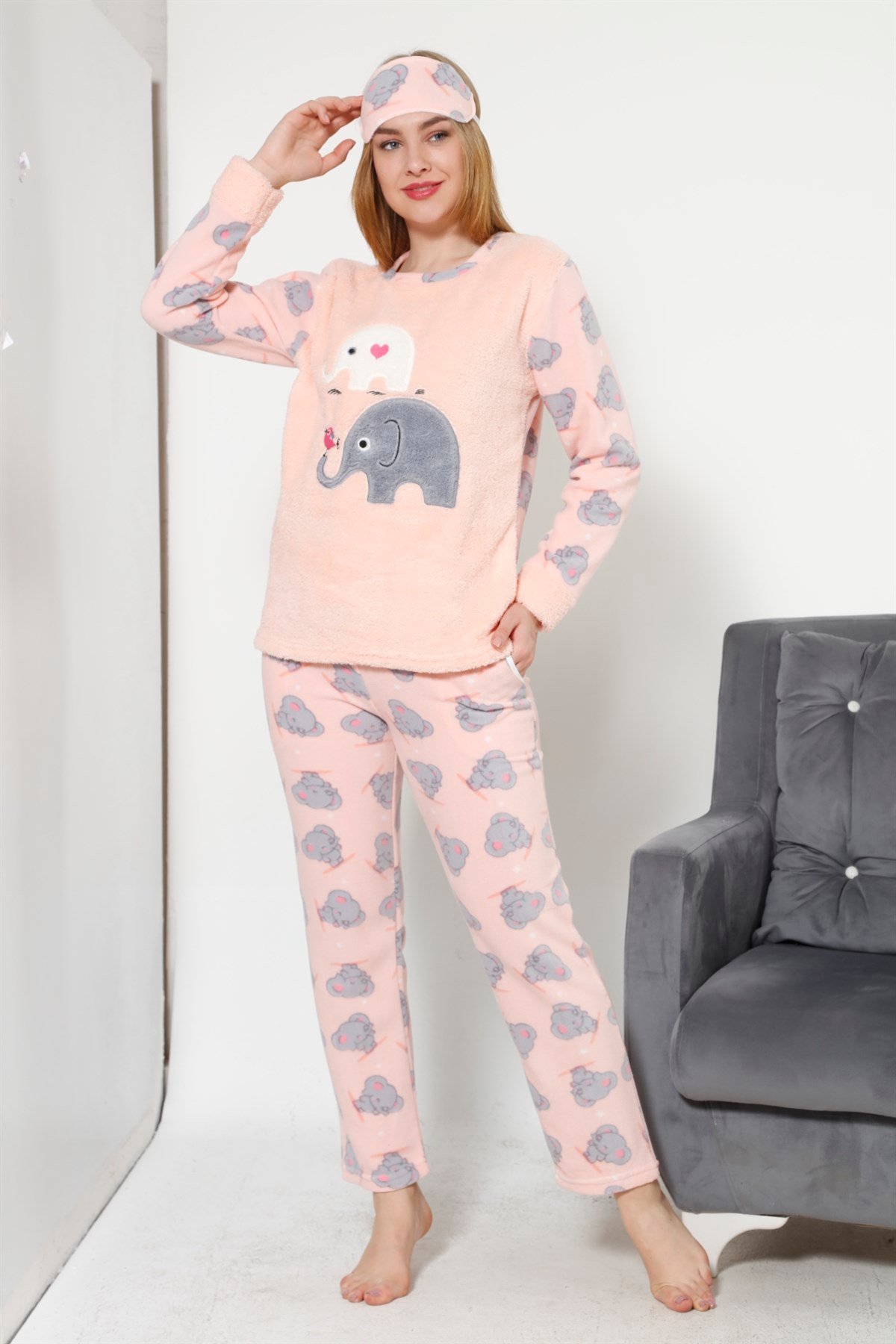 Akbeniz WellSoft Kadın Pijama Takımı 8031
