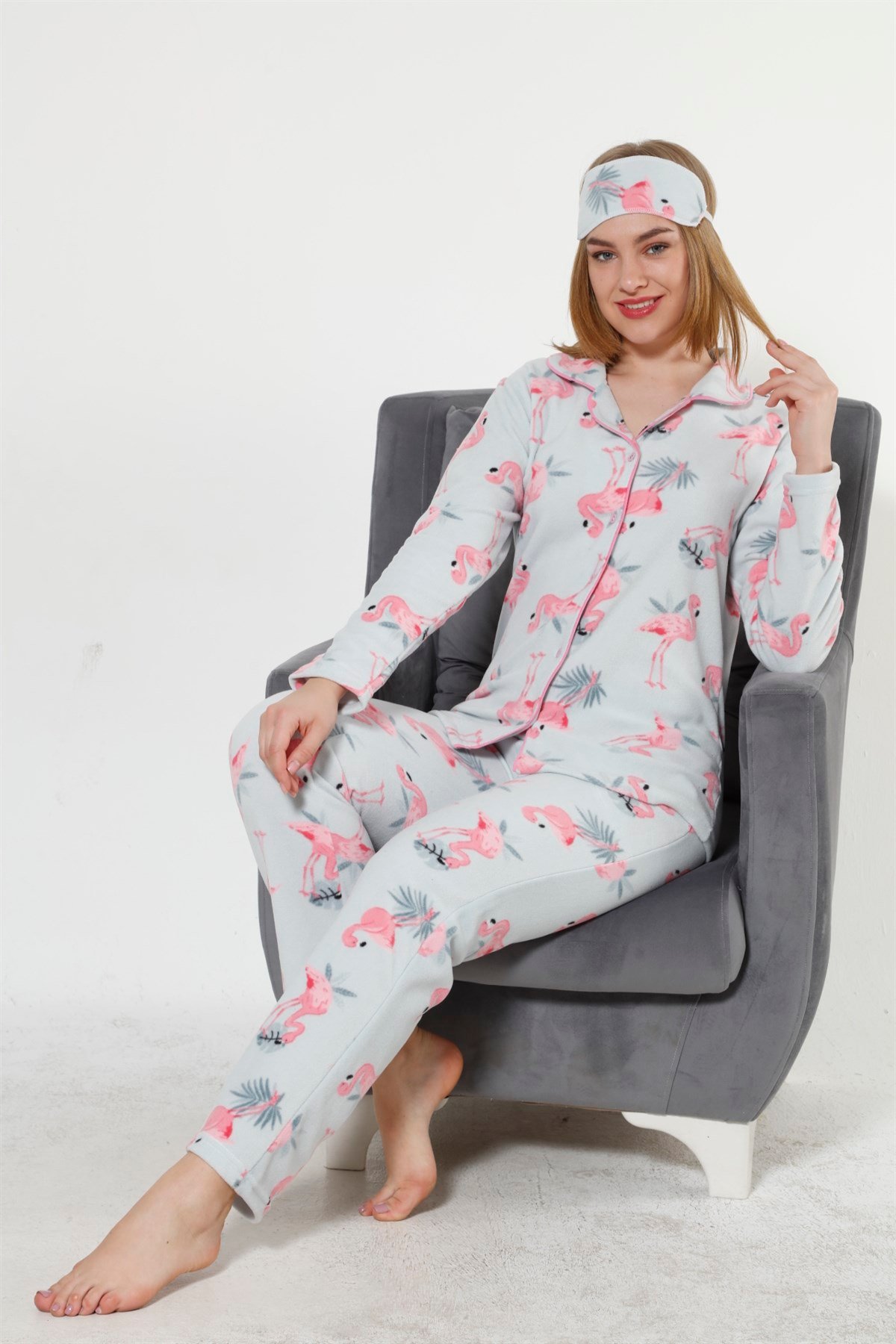 Akbeniz WellSoft Kadın Pijama Takımı 8047