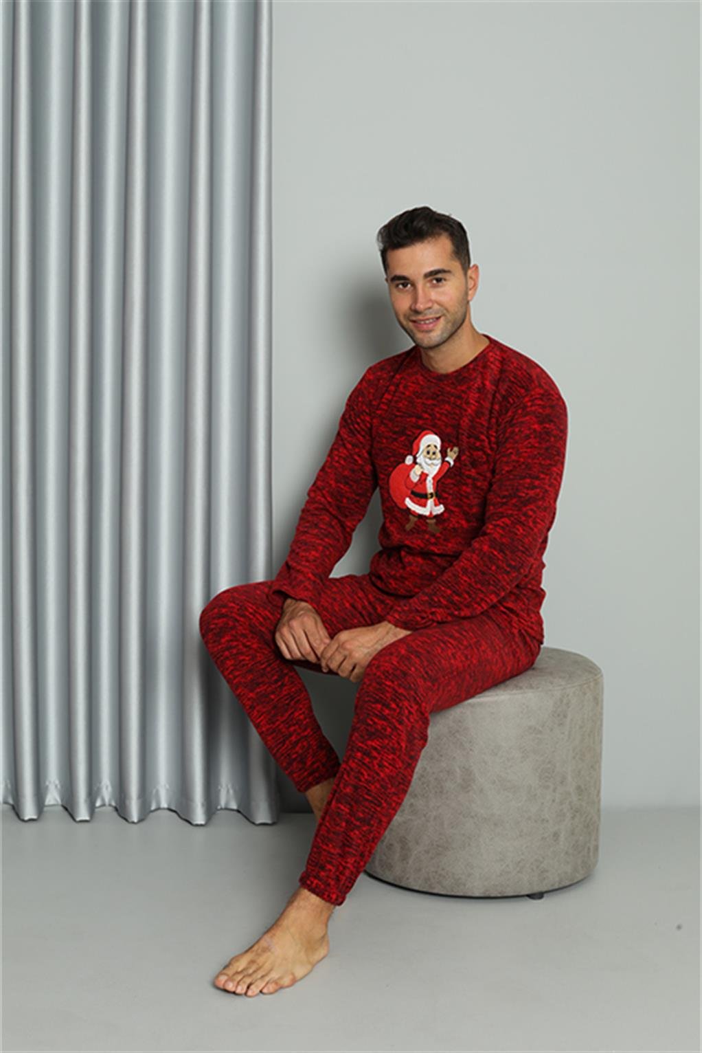 Akbeniz Welsoft Erkek Polar Sevgili Kombini Pijama Takımı 50124 Tek Takım Fiyatıdır