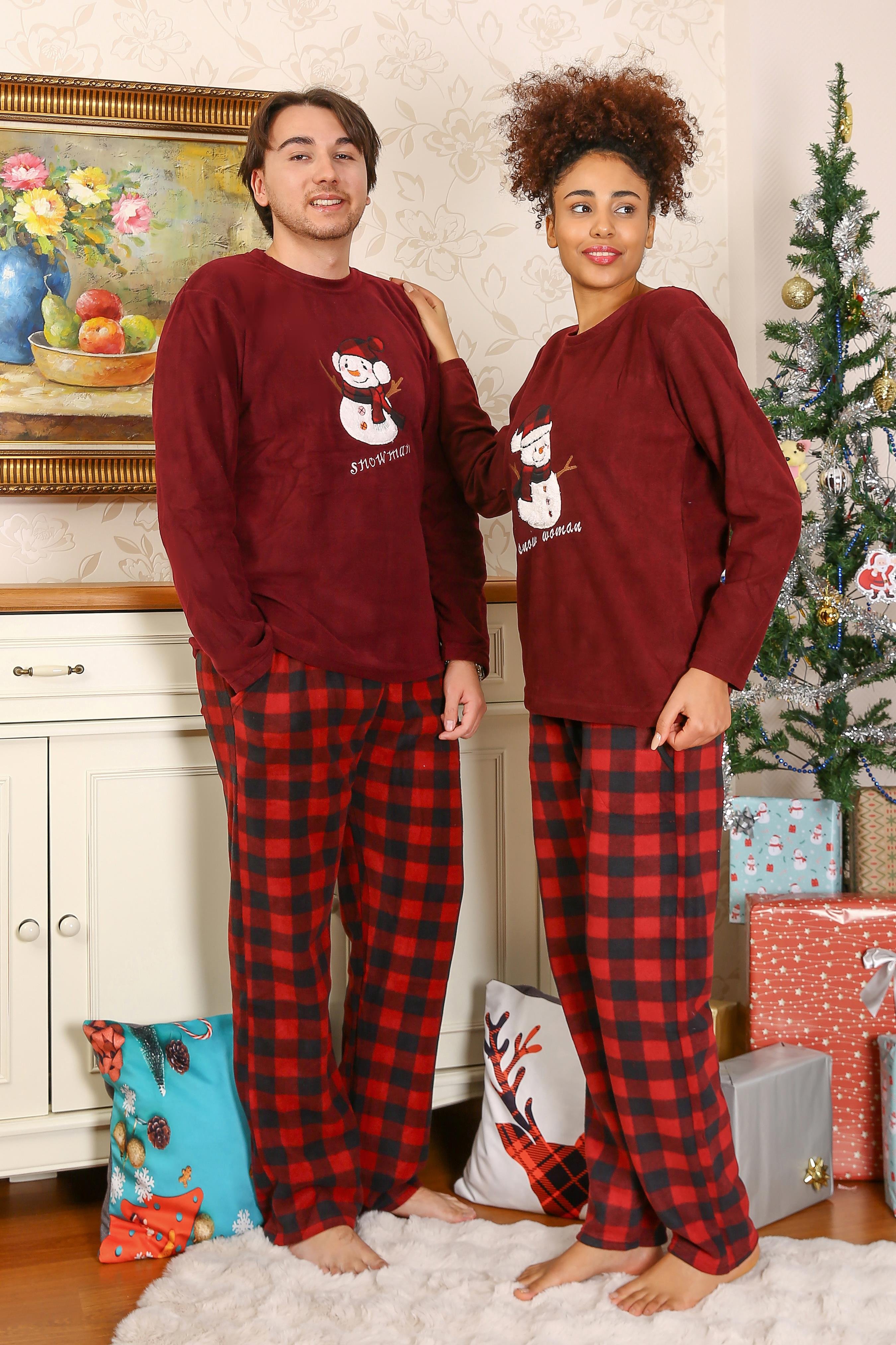 Akbeniz Welsoft Kadın Polar Sevgili Kombini Pijama Takımı 50120 Tek Takım Fiyatıdır 