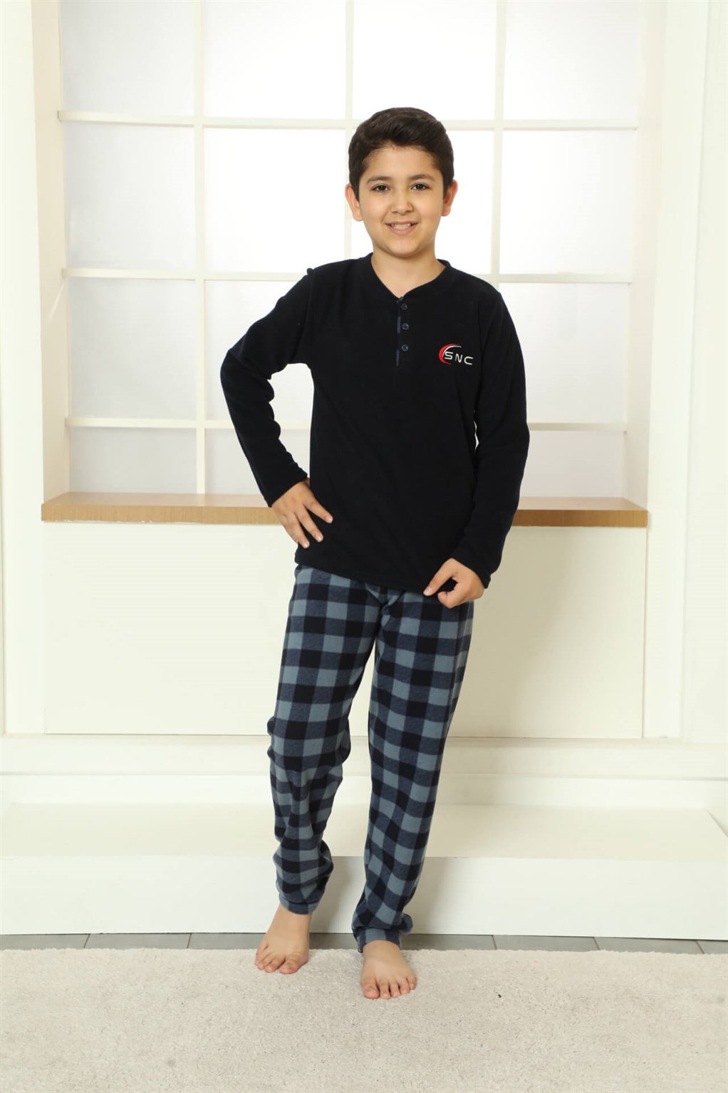 Akbeniz WelSoft Polar Çocuk Pijama Takımı 20250L