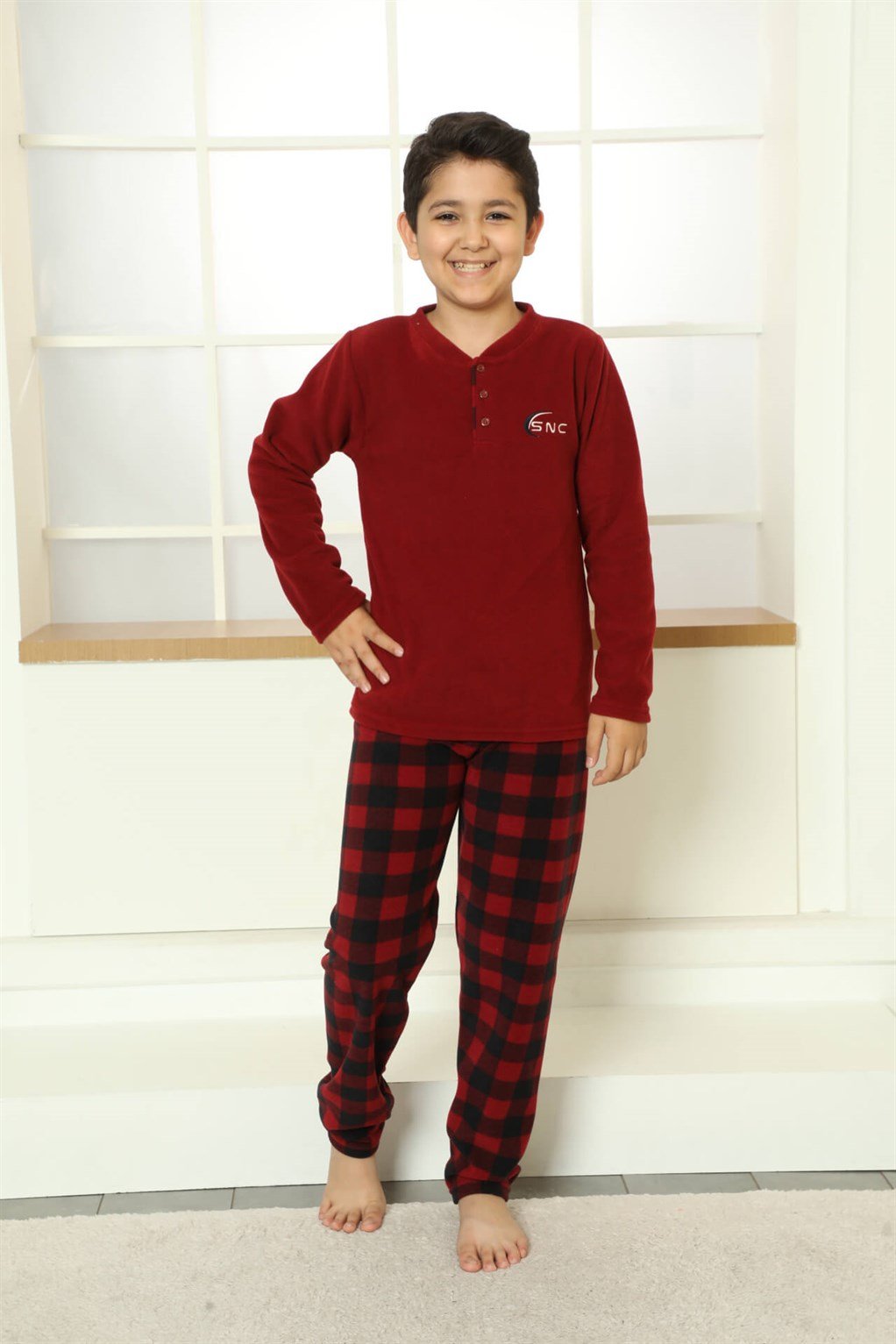 Akbeniz WelSoft Polar Çocuk Pijama Takımı 20250B