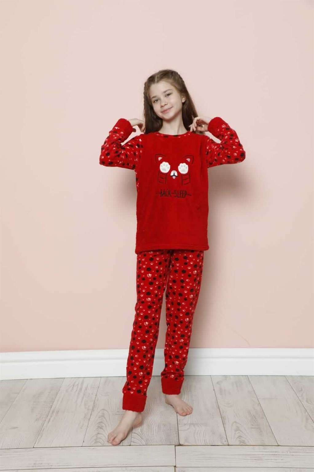 Akbeniz WelSoft Polar Çocuk Pijama Takımı 20239K