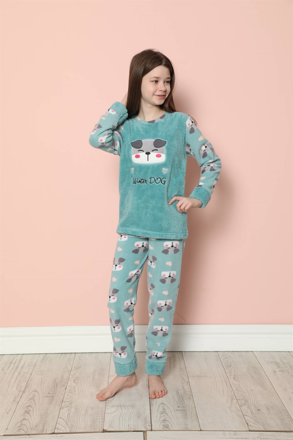 Akbeniz WelSoft Polar Çocuk Pijama Takımı 20205T