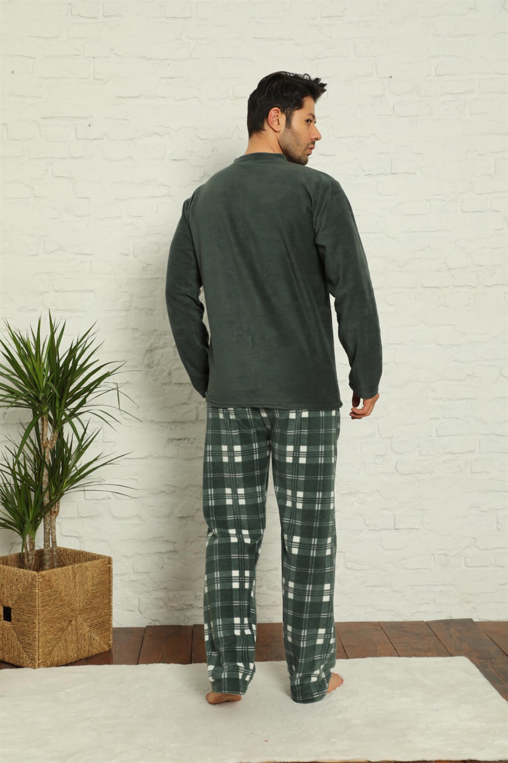 Akbeniz WelSoft Polar Erkek Pijama Takımı 6755