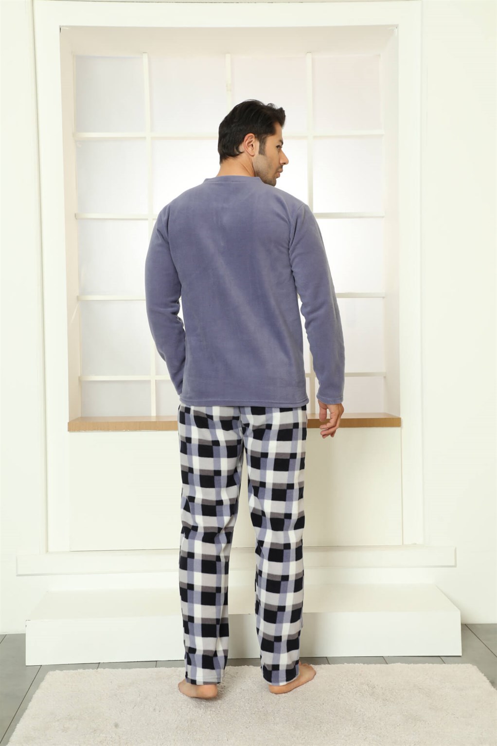 Akbeniz WelSoft Polar Erkek Pijama Takımı 6794