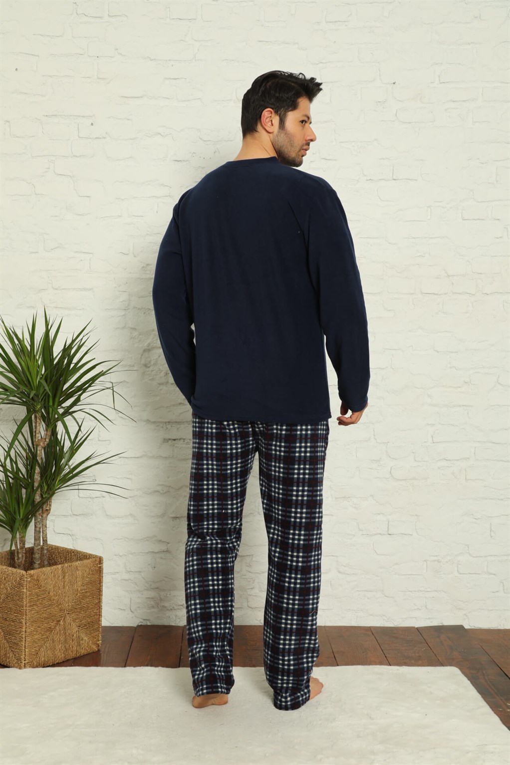 Akbeniz WelSoft Polar Erkek Pijama Takımı 6753