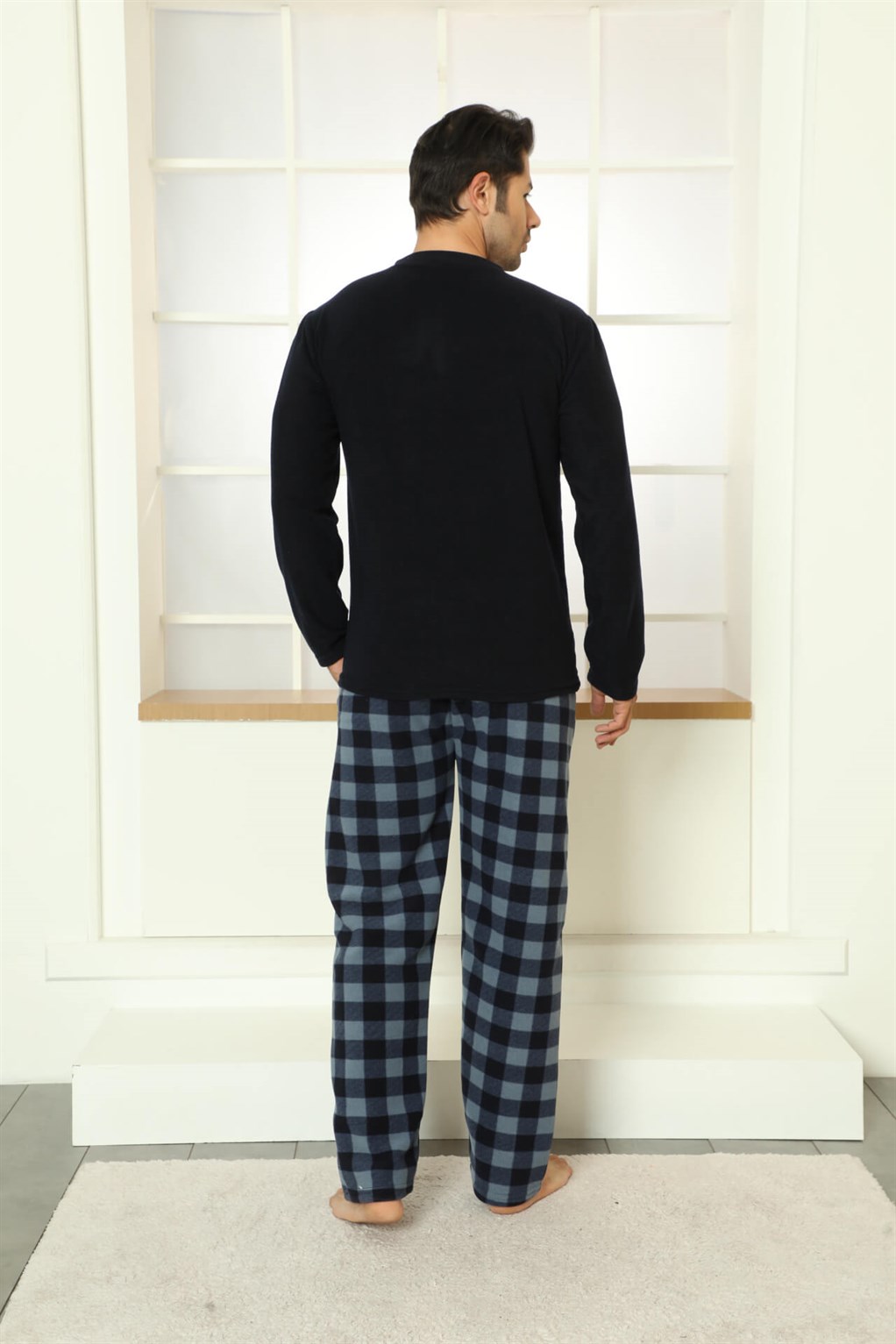 Akbeniz WelSoft Polar Erkek Pijama Takımı 6820