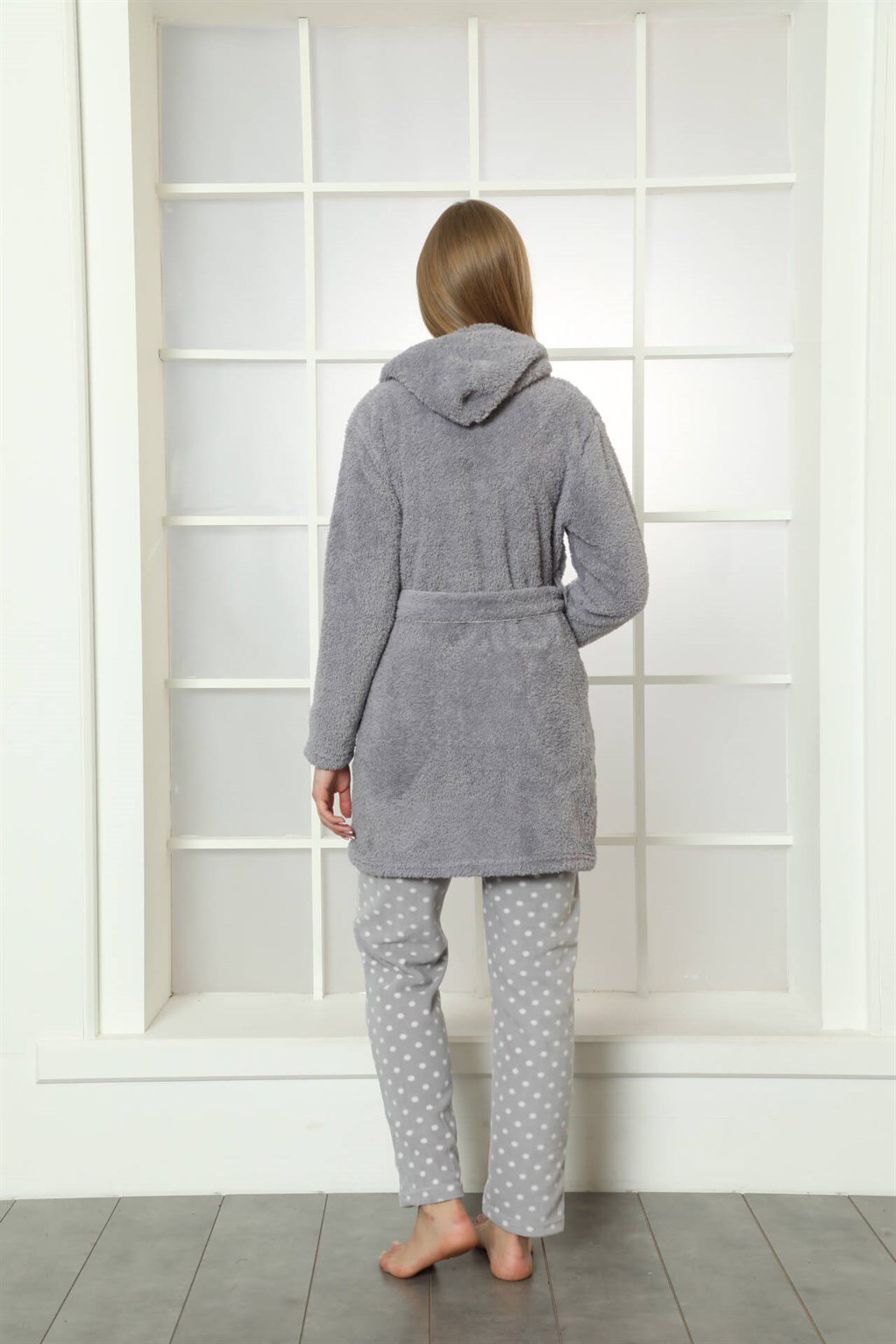Akbeniz Welsoft Polar Kadın 3'lü Pijama Takımı 808026