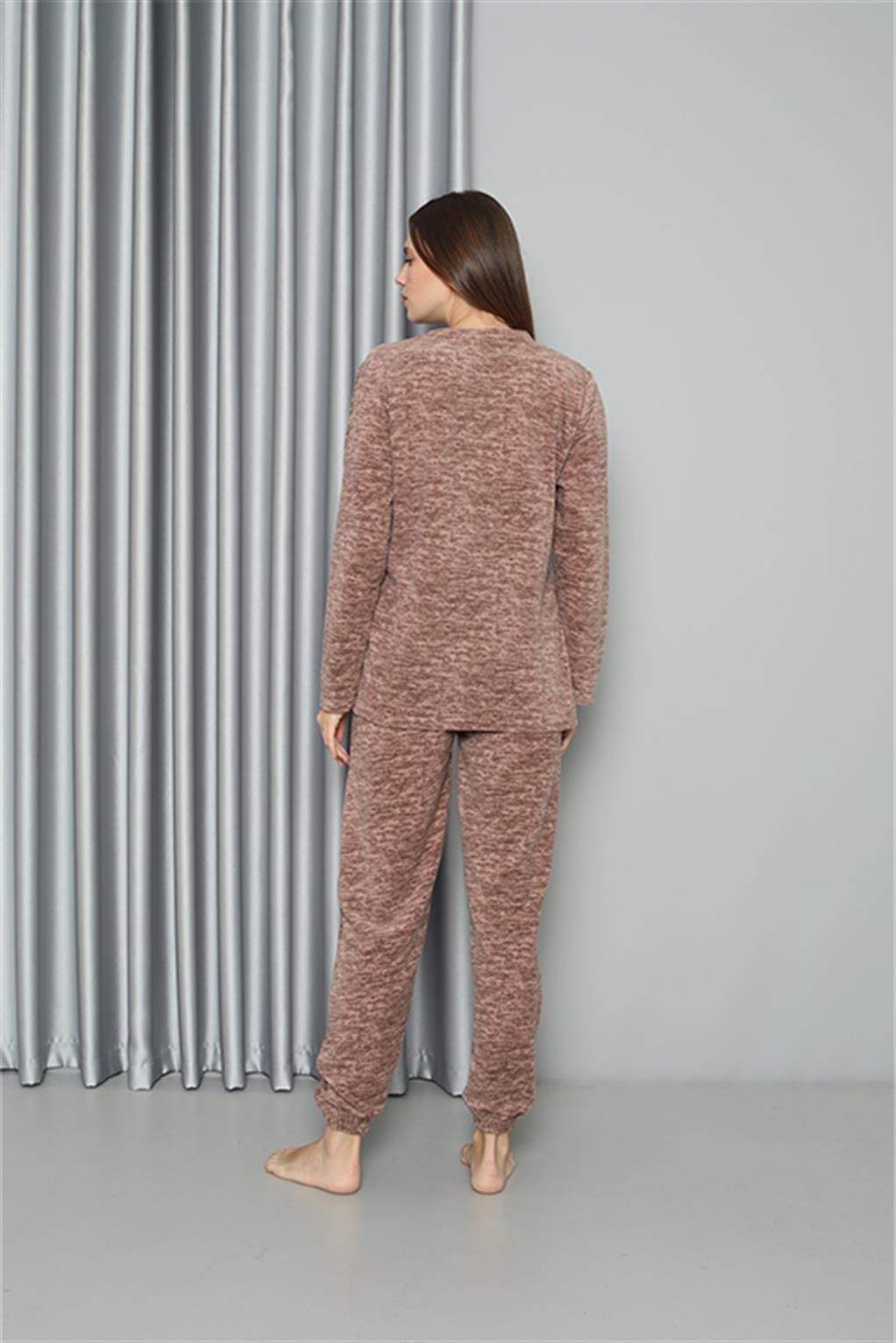 Akbeniz Welsoft Polar Kadın Pijama Takımı 8519