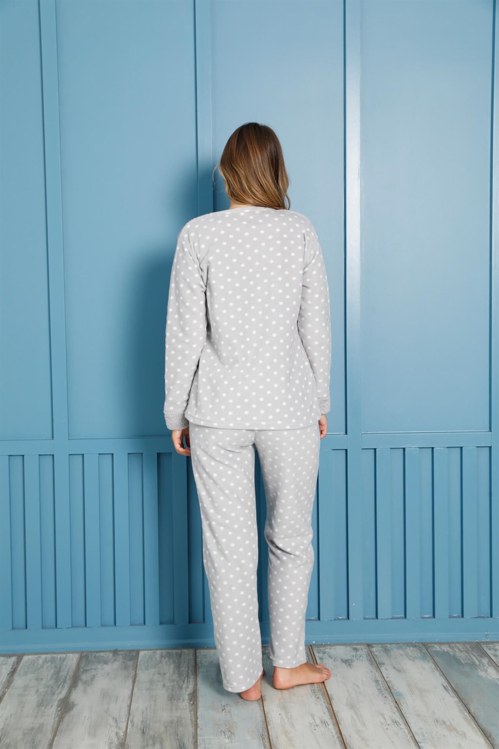 Akbeniz Welsoft Polar Kadın Pijama Takımı 8458