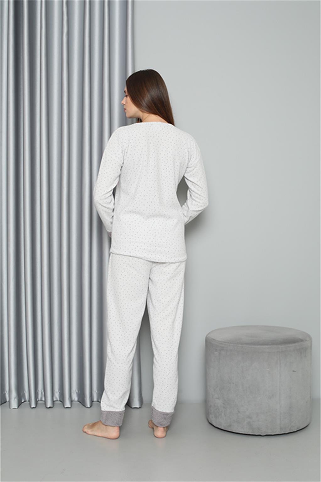 Akbeniz Welsoft Polar Kadın Pijama Takımı 8515