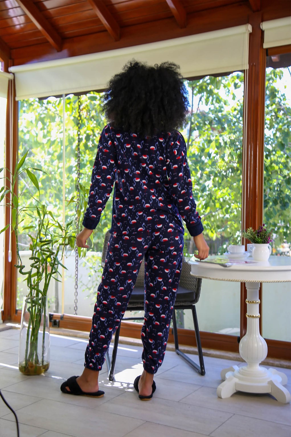 Akbeniz Welsoft Polar Kadın Pijama Takımı 8505