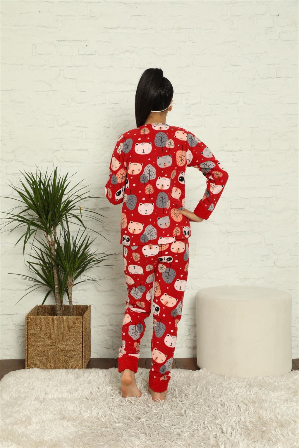 Akbeniz WelSoft Polar Kız Çocuk Pijama Takımı 4576