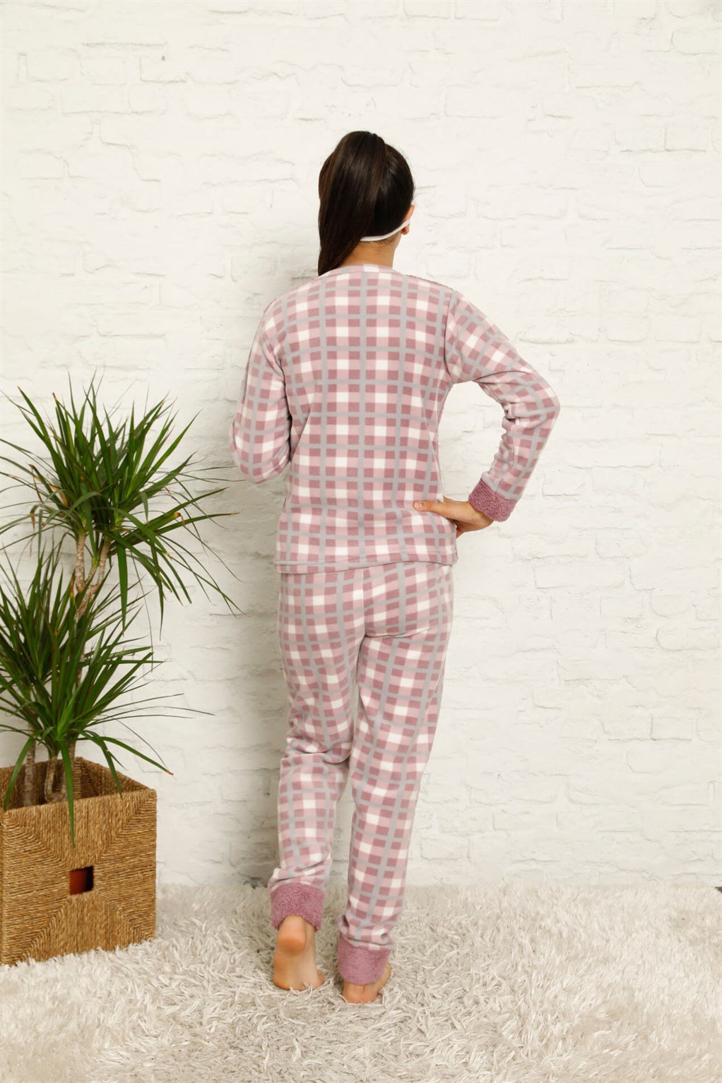 Akbeniz WelSoft Polar Kız Çocuk Pijama Takımı 4587
