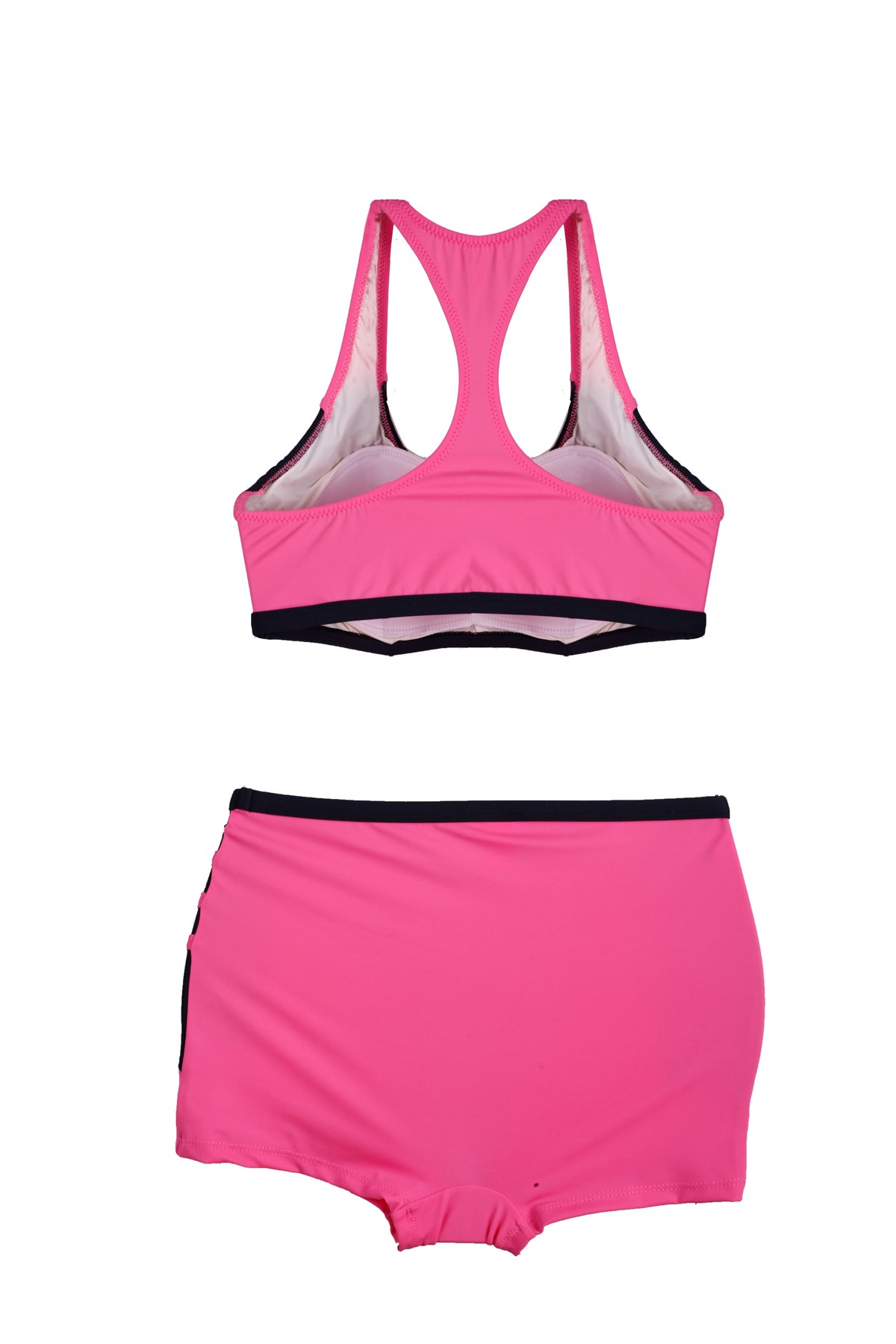 Sporcu Bikini Pembe Lacivert Renkli