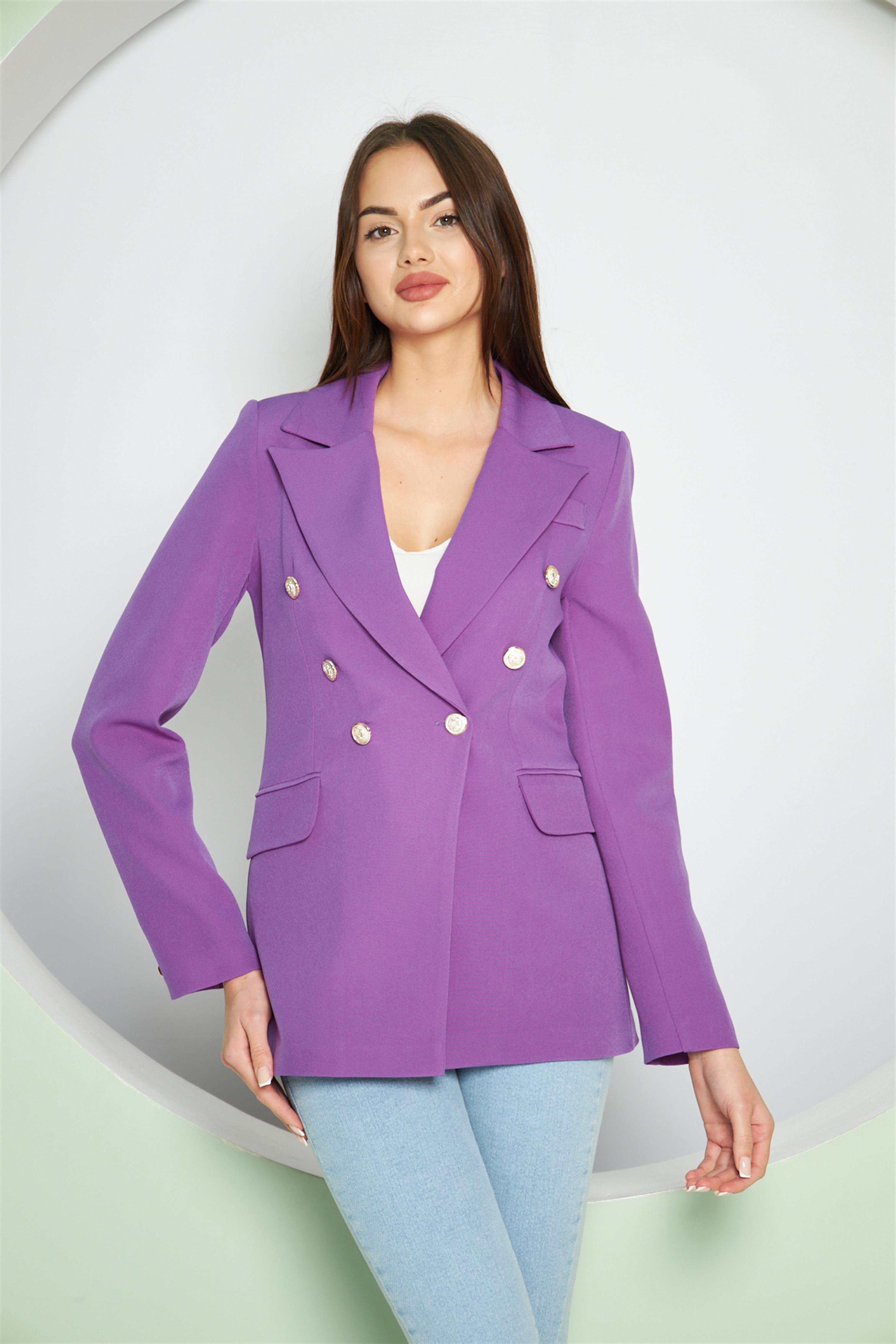 Balmain Ceket Lila