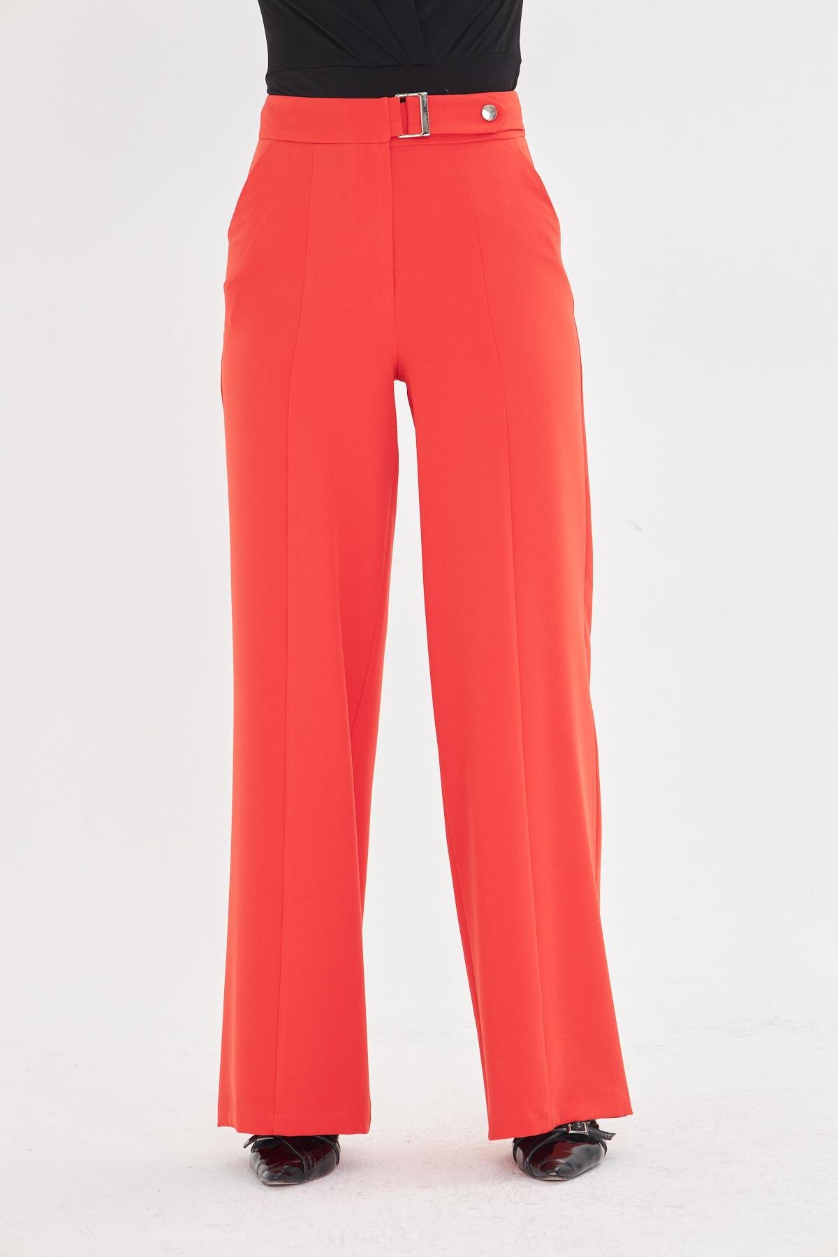 Toka Detay Bol Paça Pantolon 