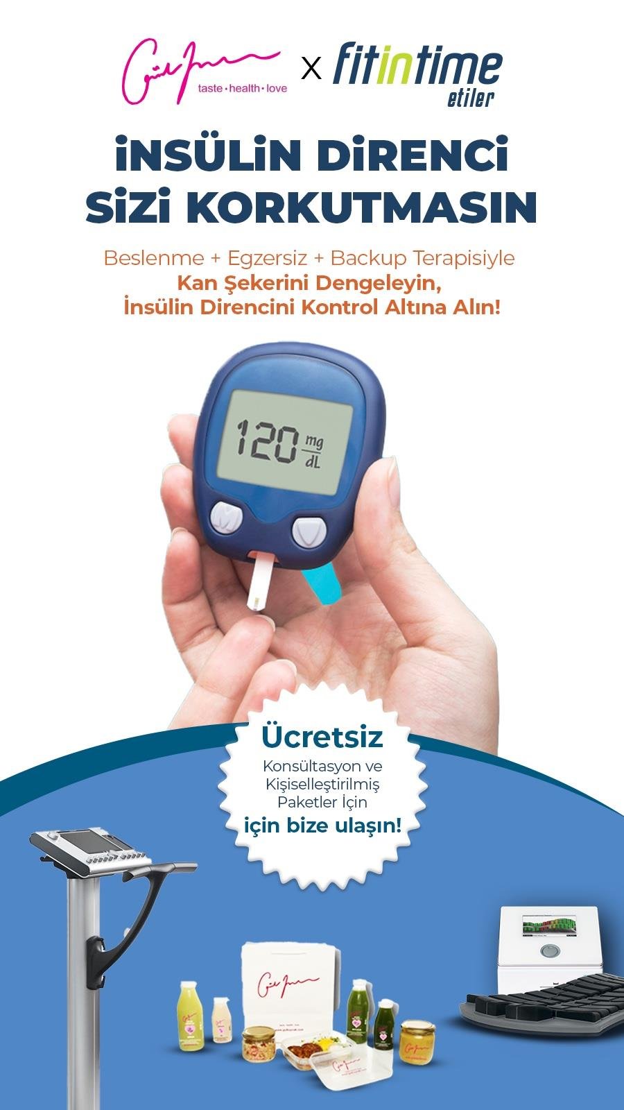 21 Günlük Beslenme + Egzersiz ve/veya Backup + Konsültasyon Paketi