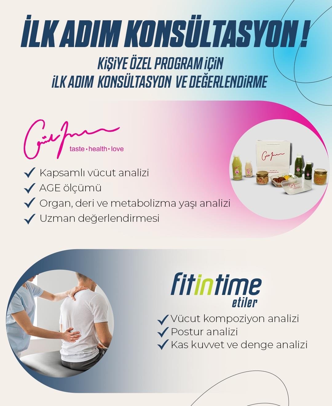 21 Günlük Beslenme + Egzersiz ve/veya Backup + Konsültasyon Paketi