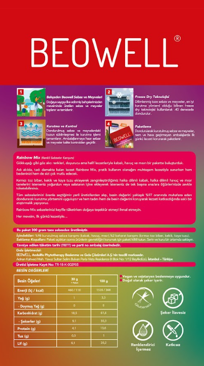 BEOWELL NUTRITION - RAINBOW MIX