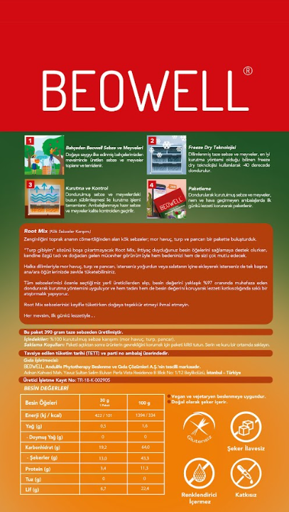 BEOWELL NUTRITION - ROOT MIX