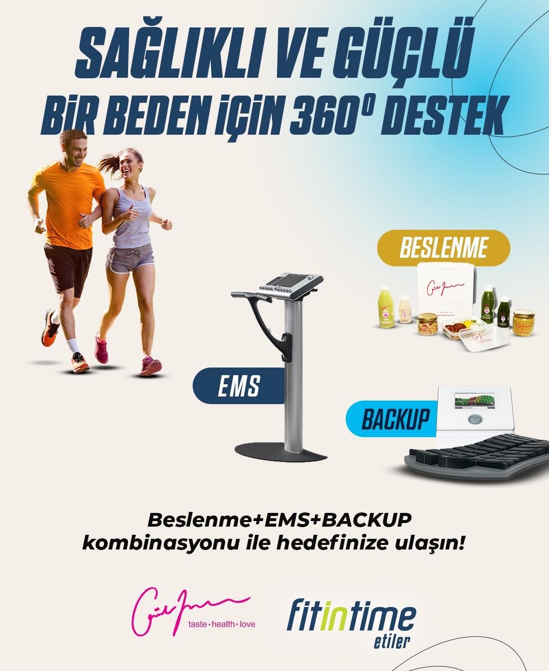 Beslenme, Egzersiz & Backup Paketi