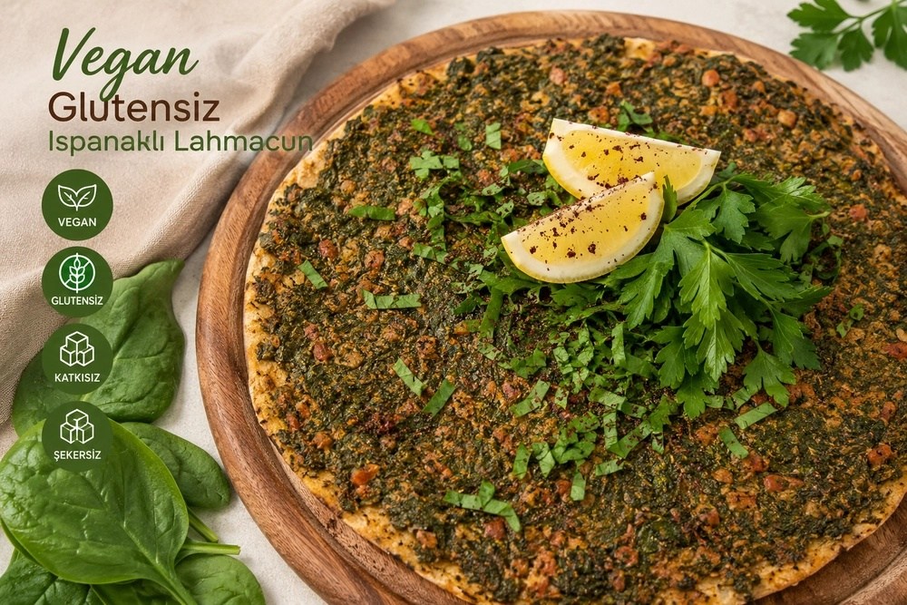 Vegan Glutensiz Büyük Lahmacun Vegan Glutensiz Büyük Lahmacun