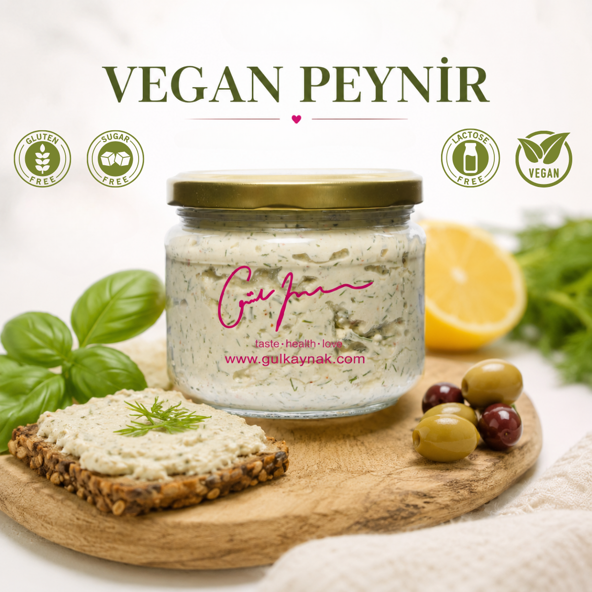 Vegan Peynir Çeşitleri 300 ml