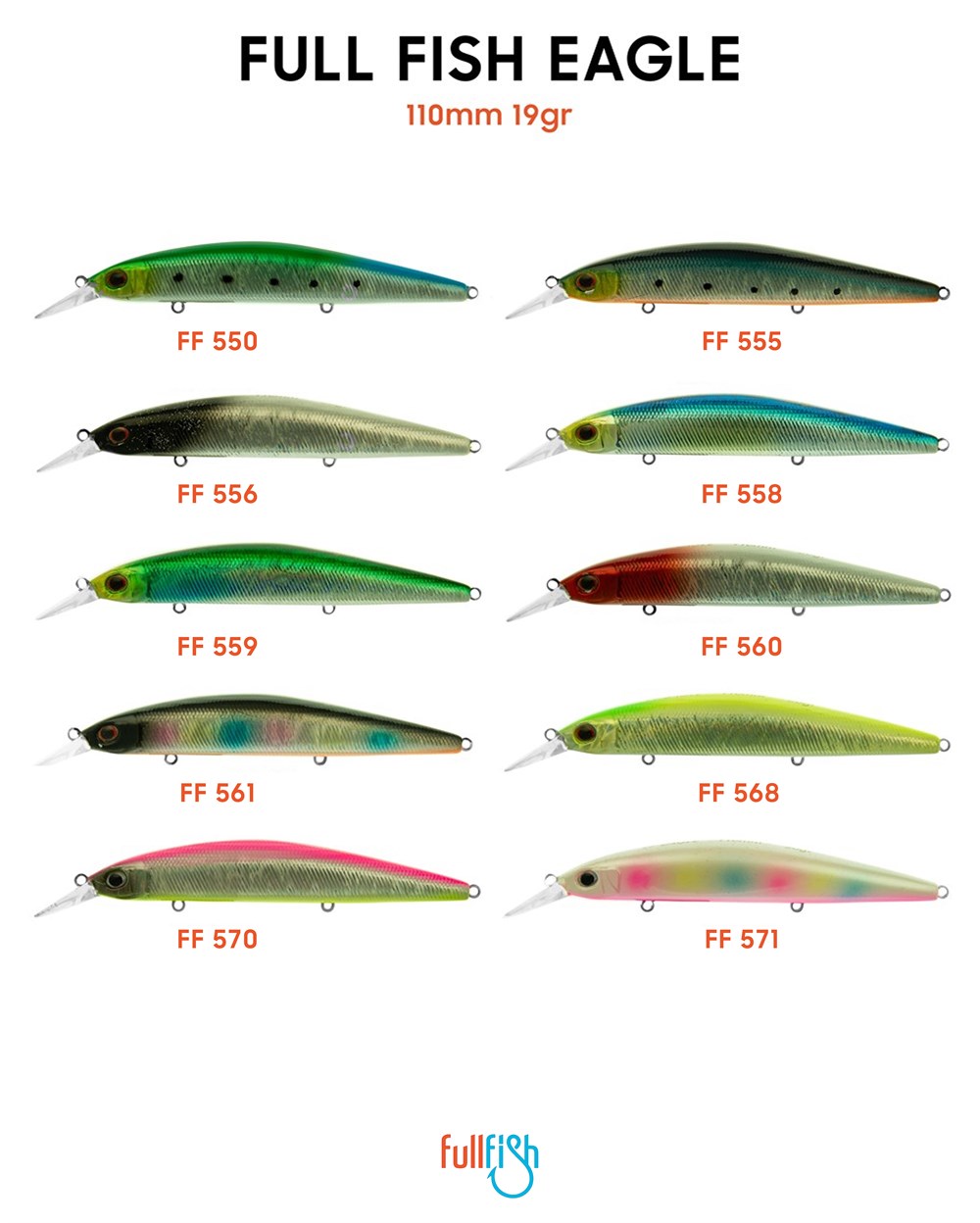 Fullfish Eagle  110 mm - 19 gr