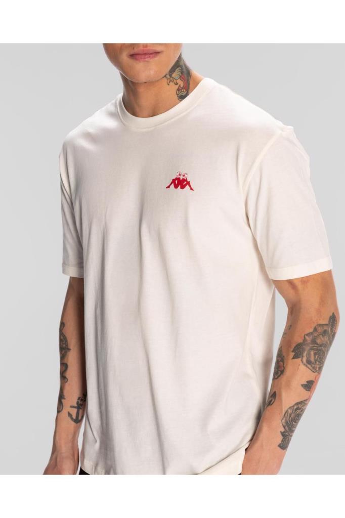 Authentic Space Jump T-shirt Erkek Beyaz Regular Fit Tişört 371S8FW-001