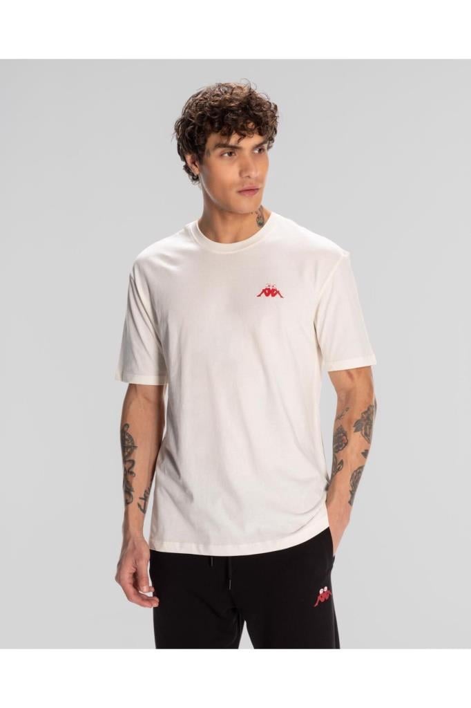 Authentic Space Jump T-shirt Erkek Beyaz Regular Fit Tişört 371S8FW-001