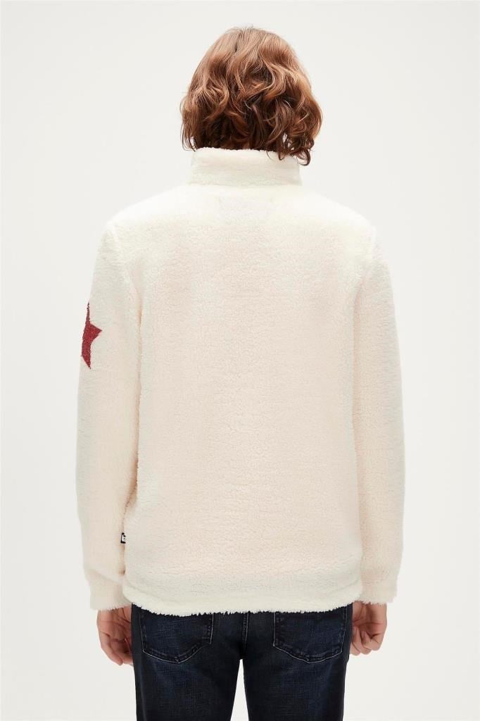 Bad Bear Erkek Peluş Polar Erkek Beyaz Gömlek Polar Beyaz-23.02.29.003-Beyaz