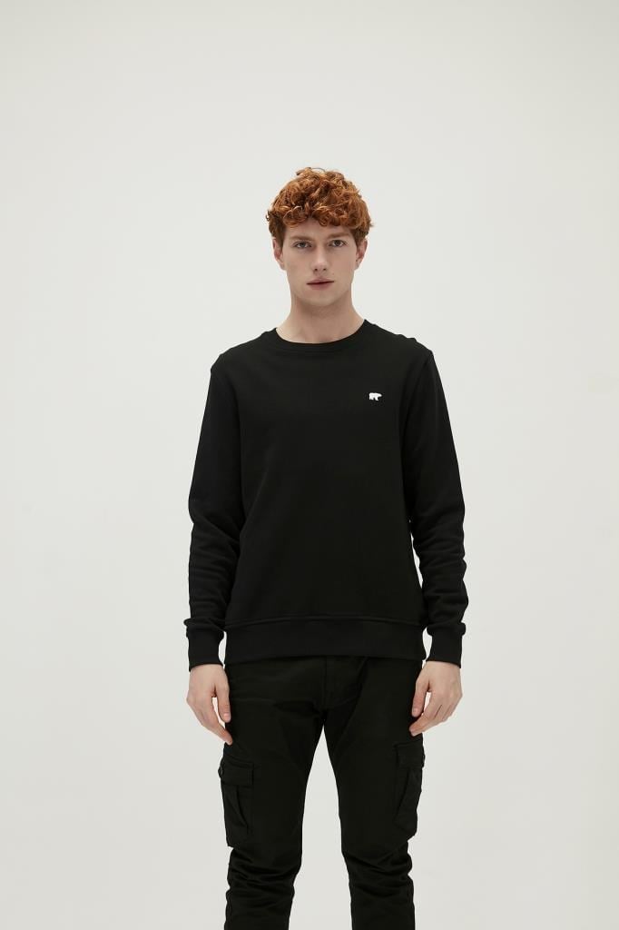Bad Bear Erkek Siyah Sweatshırt Presage Crewneck