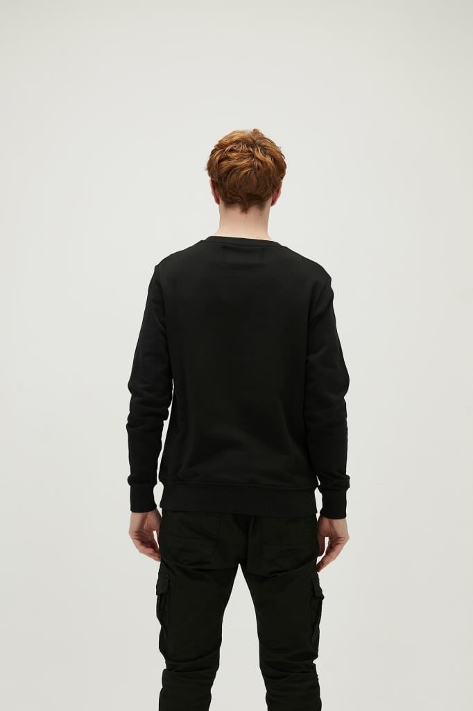 Bad Bear Erkek Siyah Sweatshırt Presage Crewneck