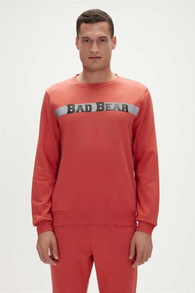 Bad Bear Erkek Sweatshirt REFLECT BEAR Erkek Sweatshirt 23.02.12.021-GINGER